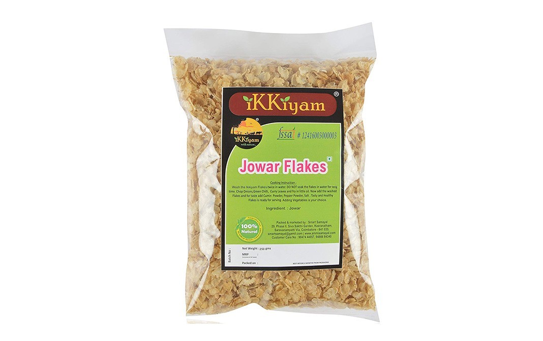 Ikkiyam Jowar Flakes    Pack  250 grams